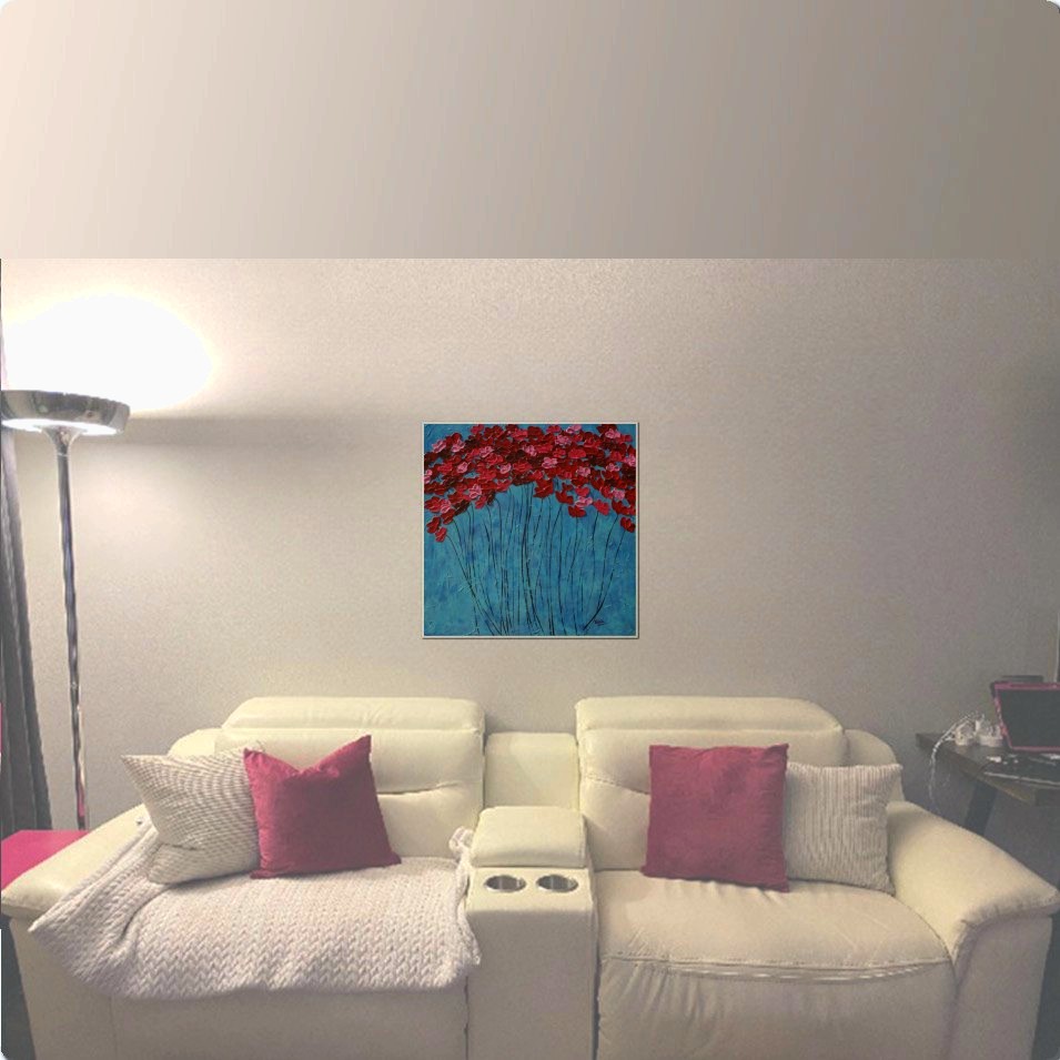 Painting titled 'Dancing Poppies in a dream. ' by Monica Fallini