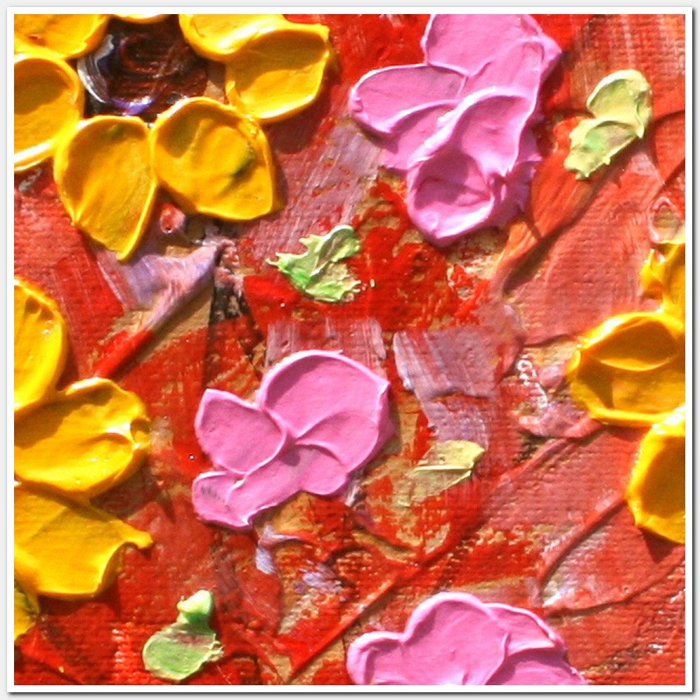Painting titled 'Spring garden' by Monica Fallini
