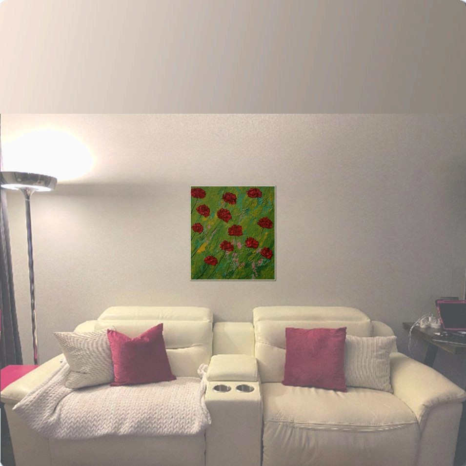 Painting titled 'Spring Garden. ' by Monica Fallini