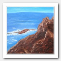 Cuchilla Alta # 6, study of rocky coast.