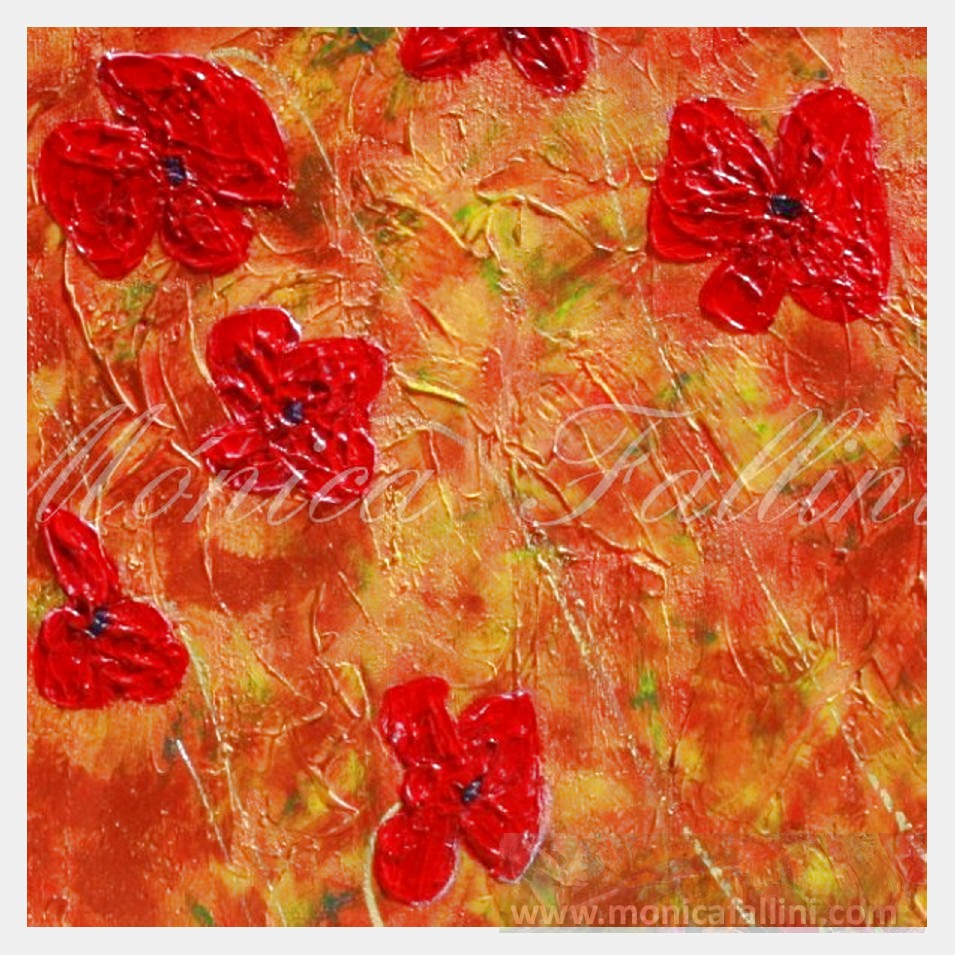 Painting titled 'Morning garden' by Monica Fallini