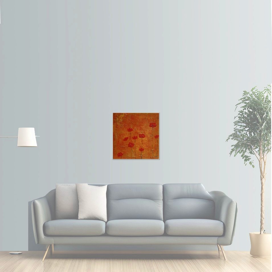 Painting titled 'Morning garden' by Monica Fallini