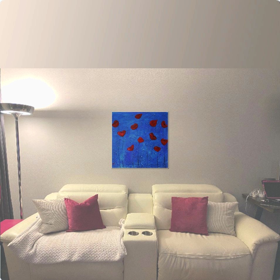 Painting titled 'Dancing to the sound of the Cicadas' by Monica Fallini