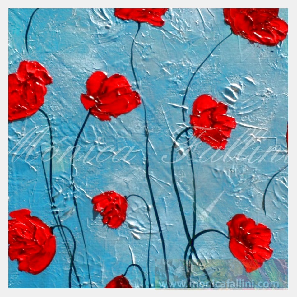 Painting titled 'Awakening, ' by Monica Fallini