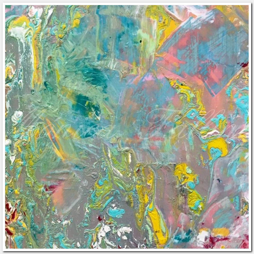 Painting titled 'Abstraction # 180319' by Monica Fallini