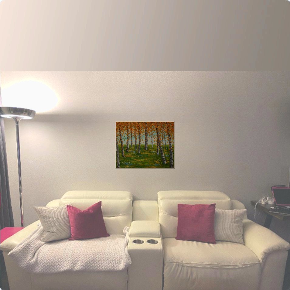 Painting titled 'Aspen dreams. ' by Monica Fallini