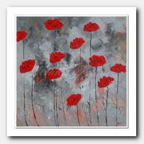 Red Poppies after the rain