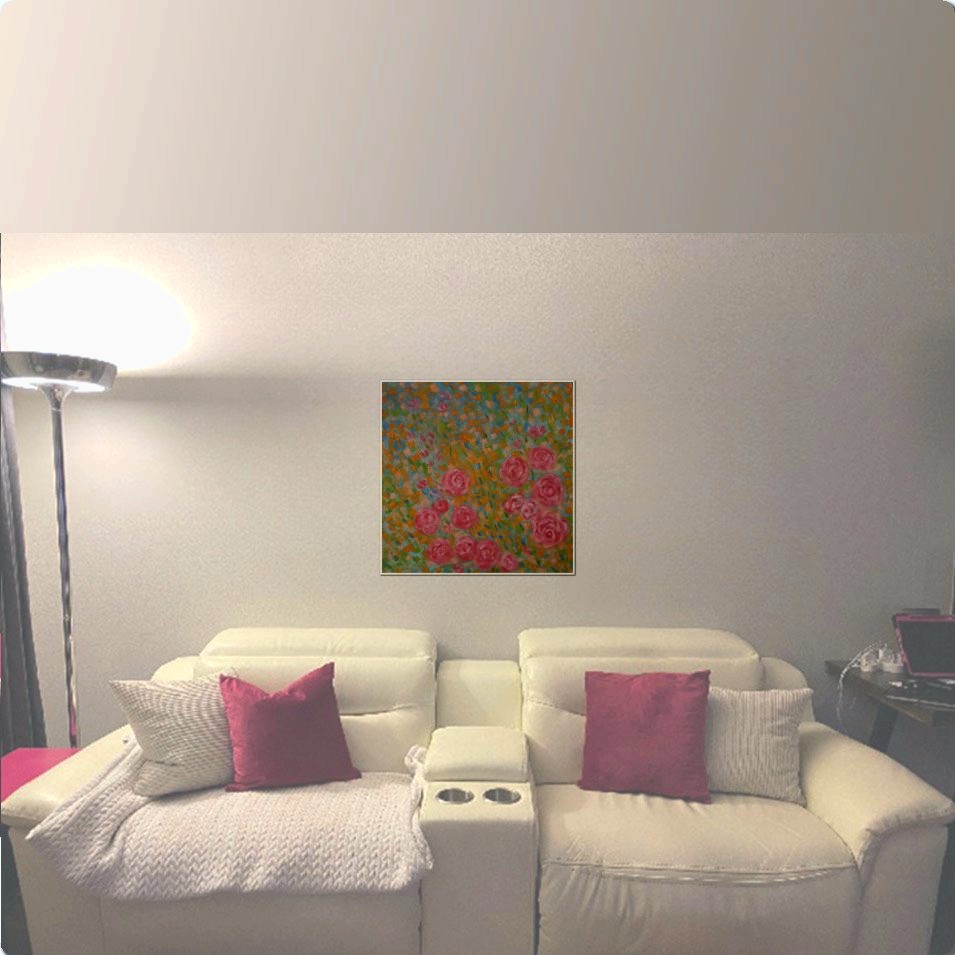 Painting titled 'Spring garden' by Monica Fallini