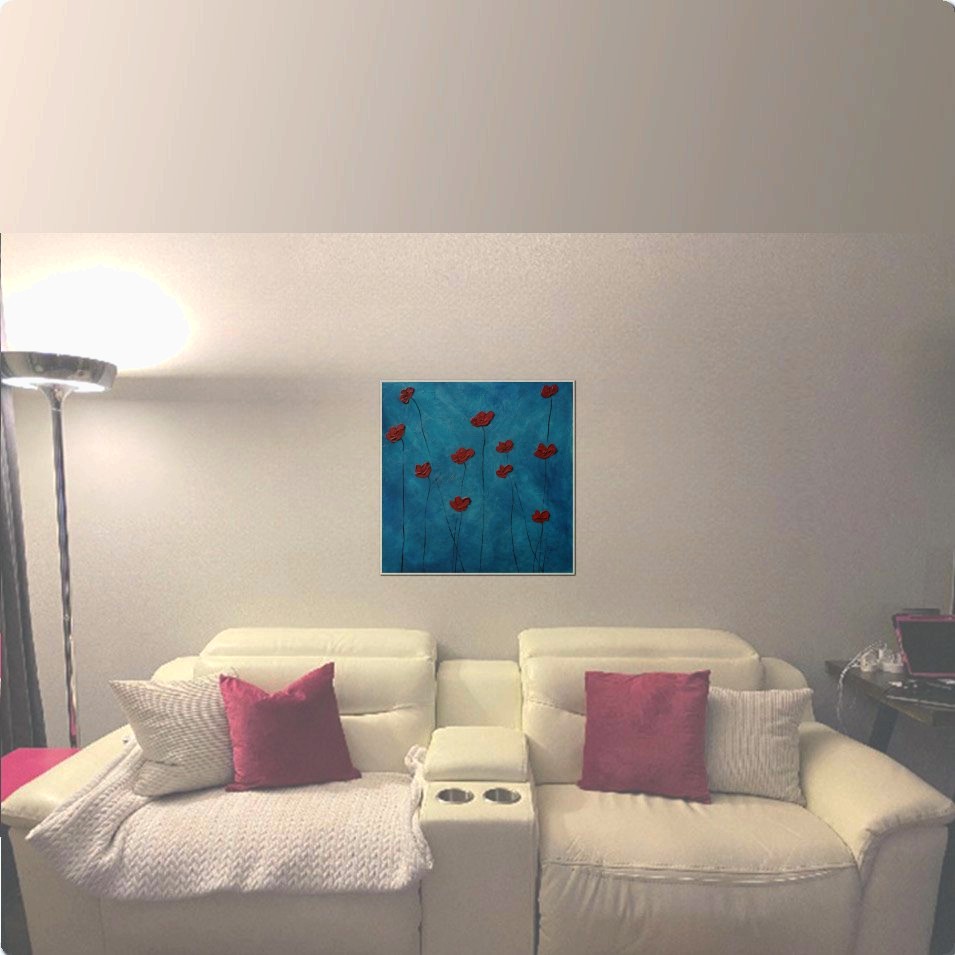 Painting titled 'Poppies' dream.' by Monica Fallini