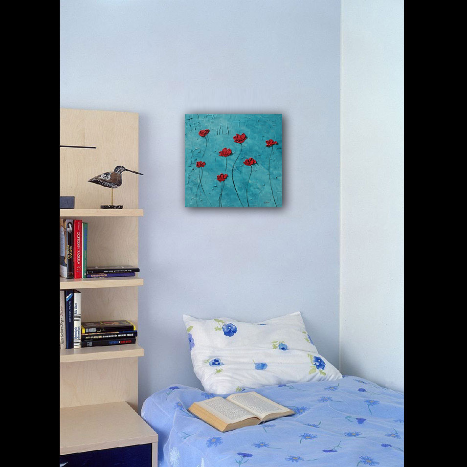 Painting titled 'Hope through faith' by Monica Fallini