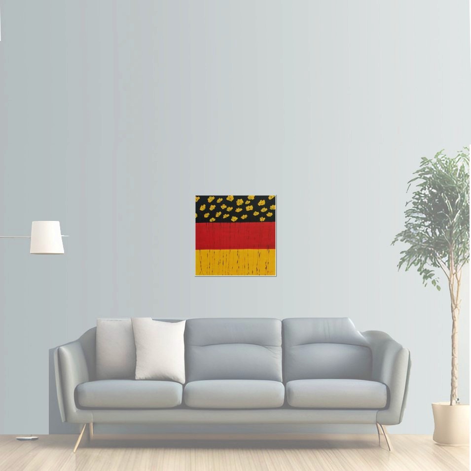 Painting titled 'German Strength' by Monica Fallini