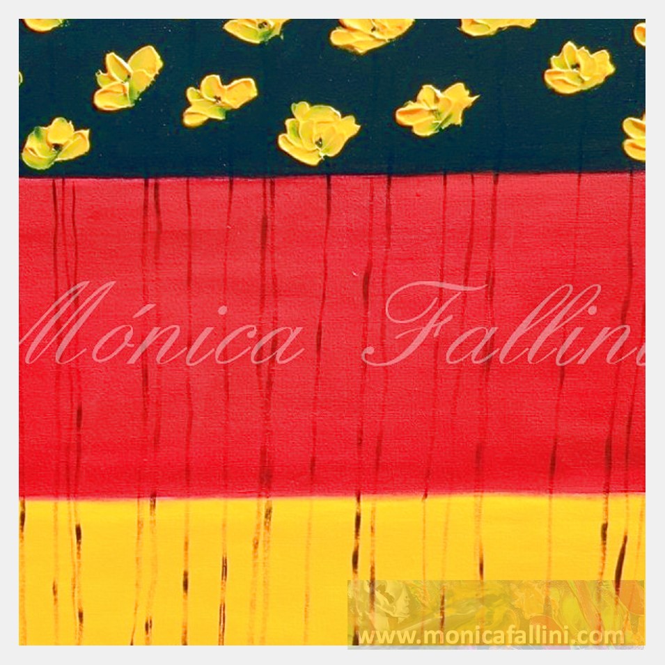 Painting titled 'German Strength' by Monica Fallini