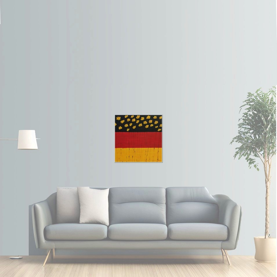 Painting titled 'German Strength' by Monica Fallini