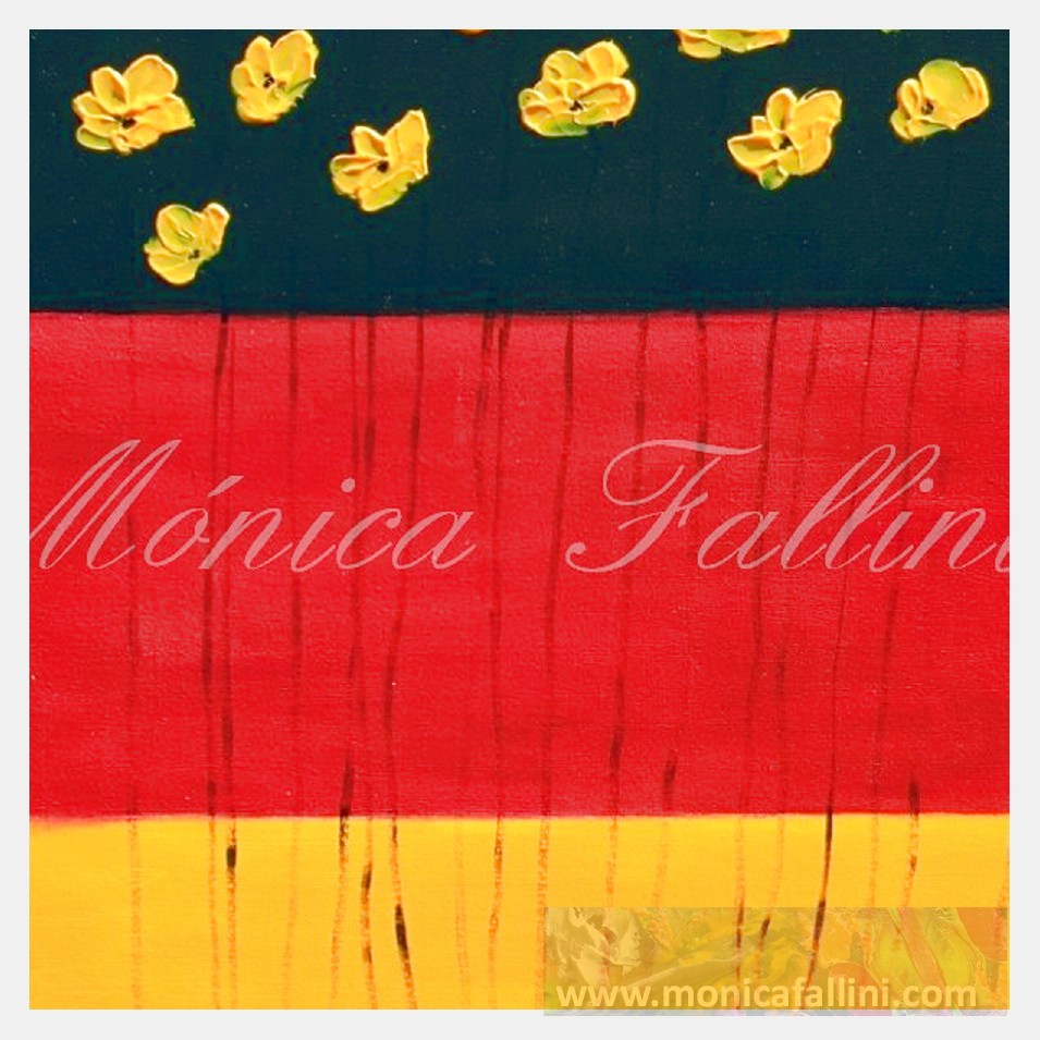 Painting titled 'German Strength' by Monica Fallini
