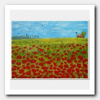 Landscape with Poppies