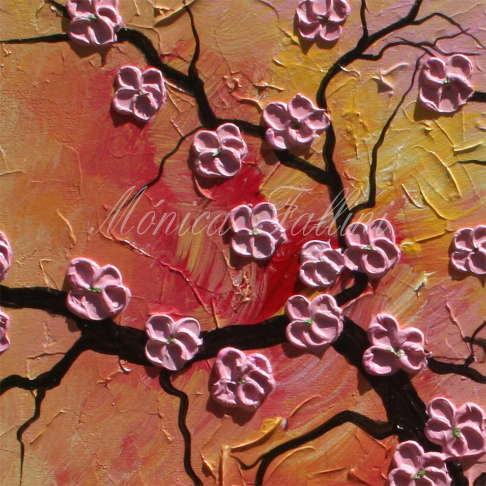 Painting titled 'Luces de una tarde de Otoño.' by Monica Fallini
