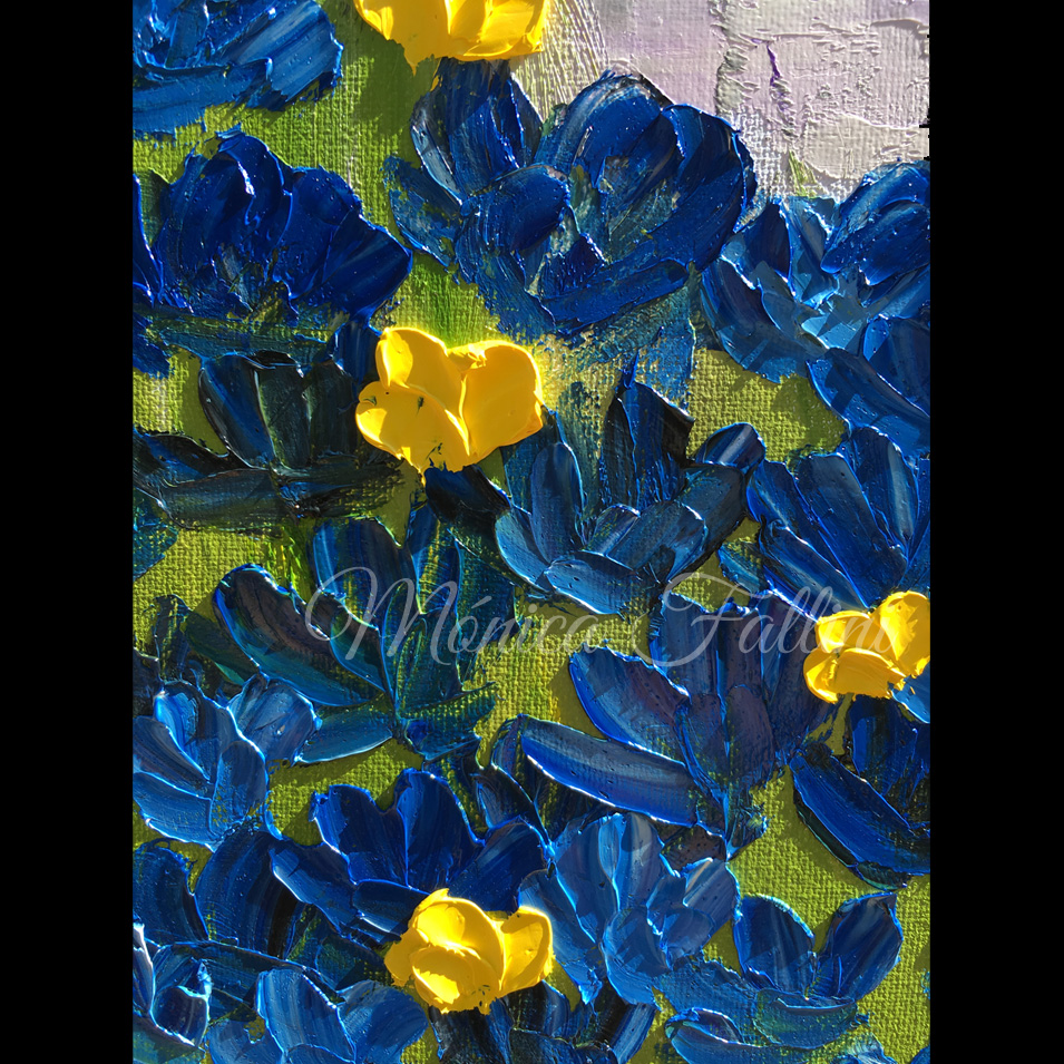 Painting titled 'An invitation to dream' by Monica Fallini