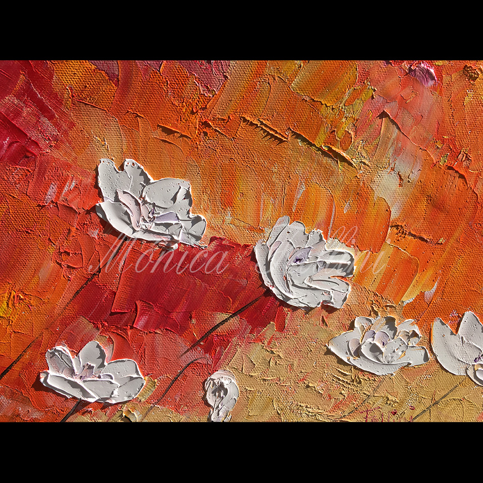 Painting titled 'One windy day' by Monica Fallini