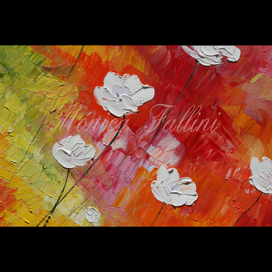 Painting titled 'One windy day' by Monica Fallini