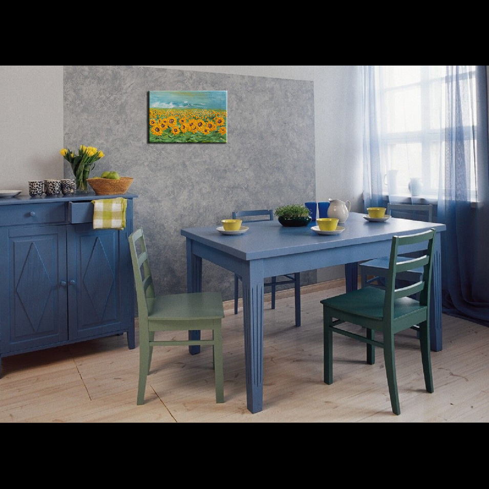 Painting titled 'Sunflowers in Texas #3' by Monica Fallini