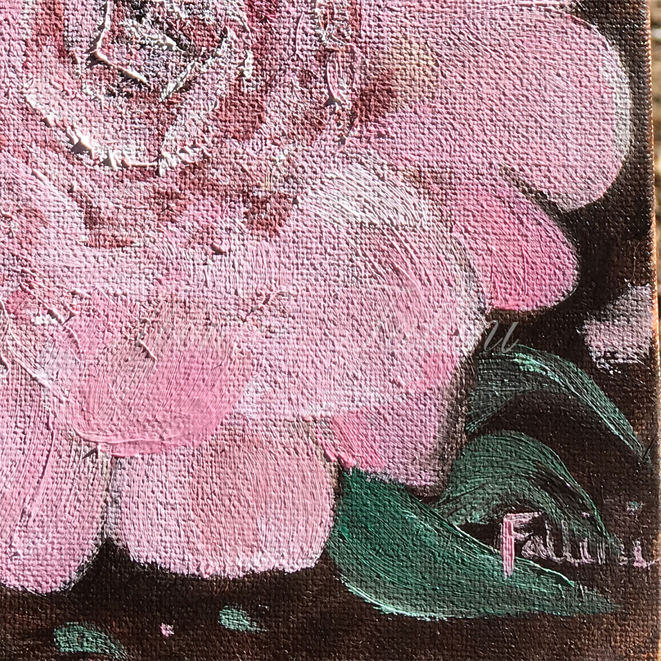 Painting titled 'Flower Study' by Monica Fallini