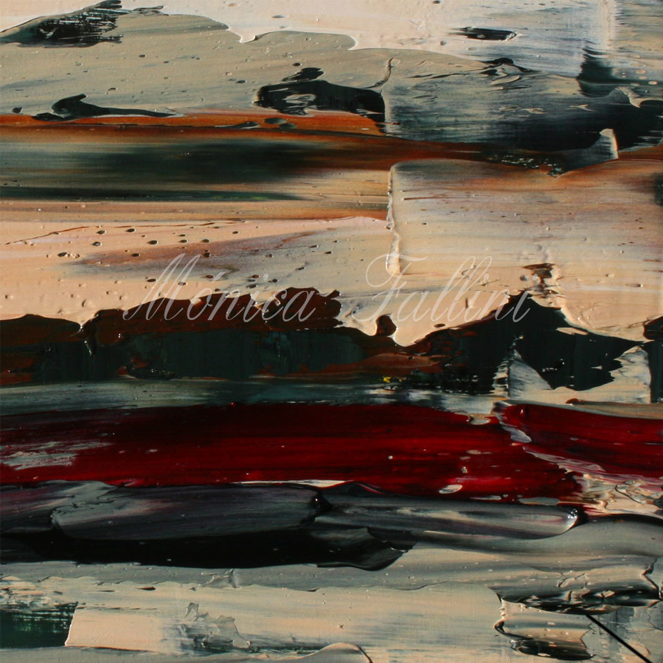Painting titled 'Abstract study' by Monica Fallini