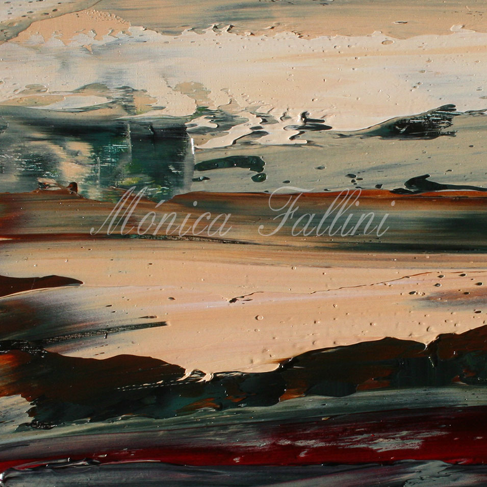 Painting titled 'Abstract study' by Monica Fallini