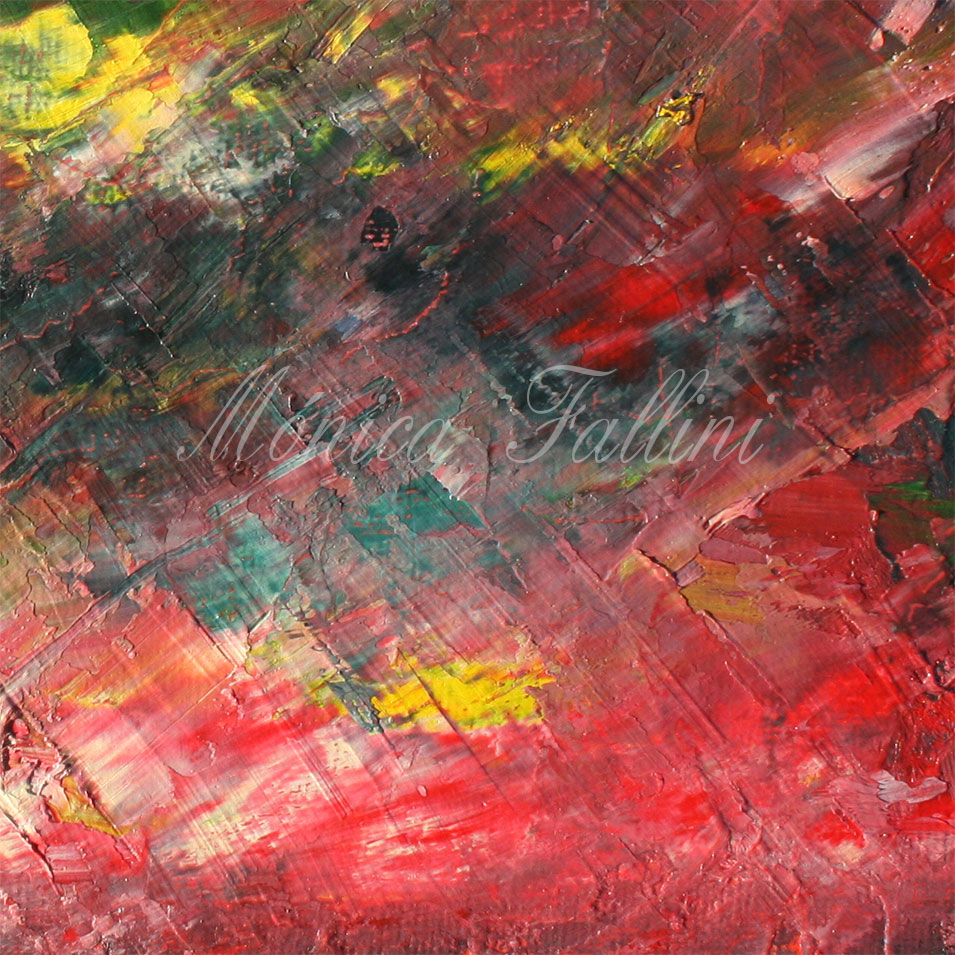 Painting titled 'Abstract study' by Monica Fallini