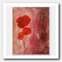 Poppies composition and design