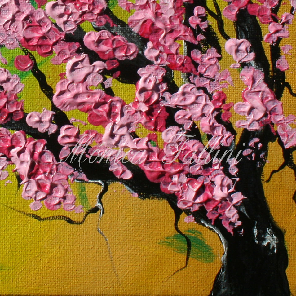 Painting titled 'A dream in pink' by Monica Fallini