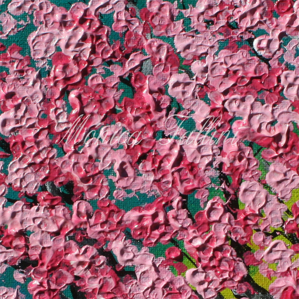 Painting titled 'A dream in pink' by Monica Fallini