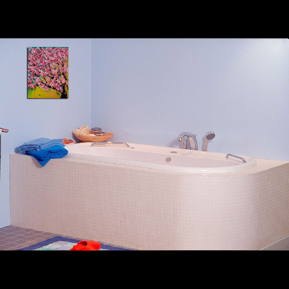 Painting titled 'A dream in pink' by Monica Fallini