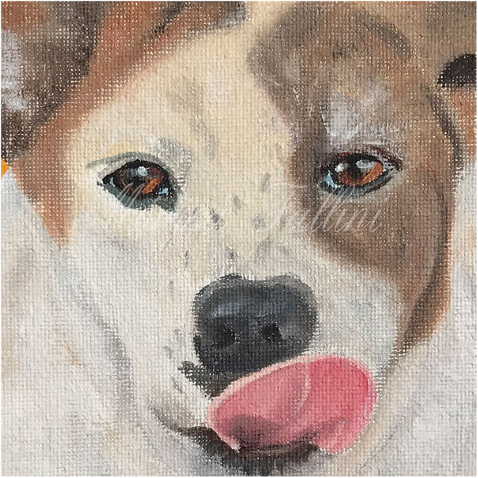 Painting titled 'Patch #2' by Monica Fallini