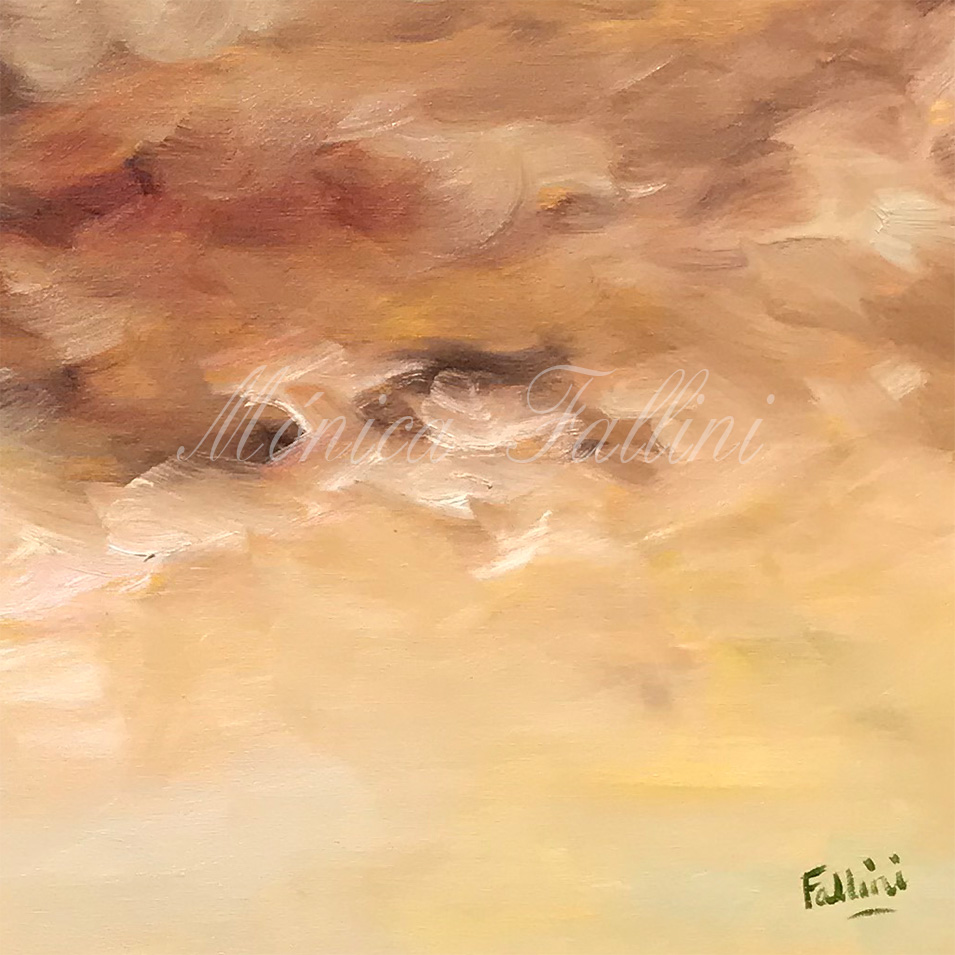 Painting titled 'Windy horizon' by Monica Fallini