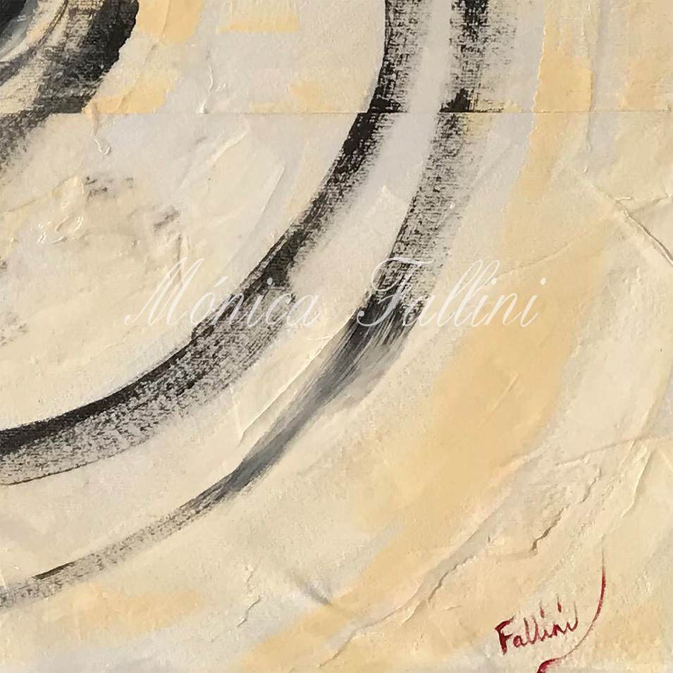 Painting titled 'Abstract perception' by Monica Fallini