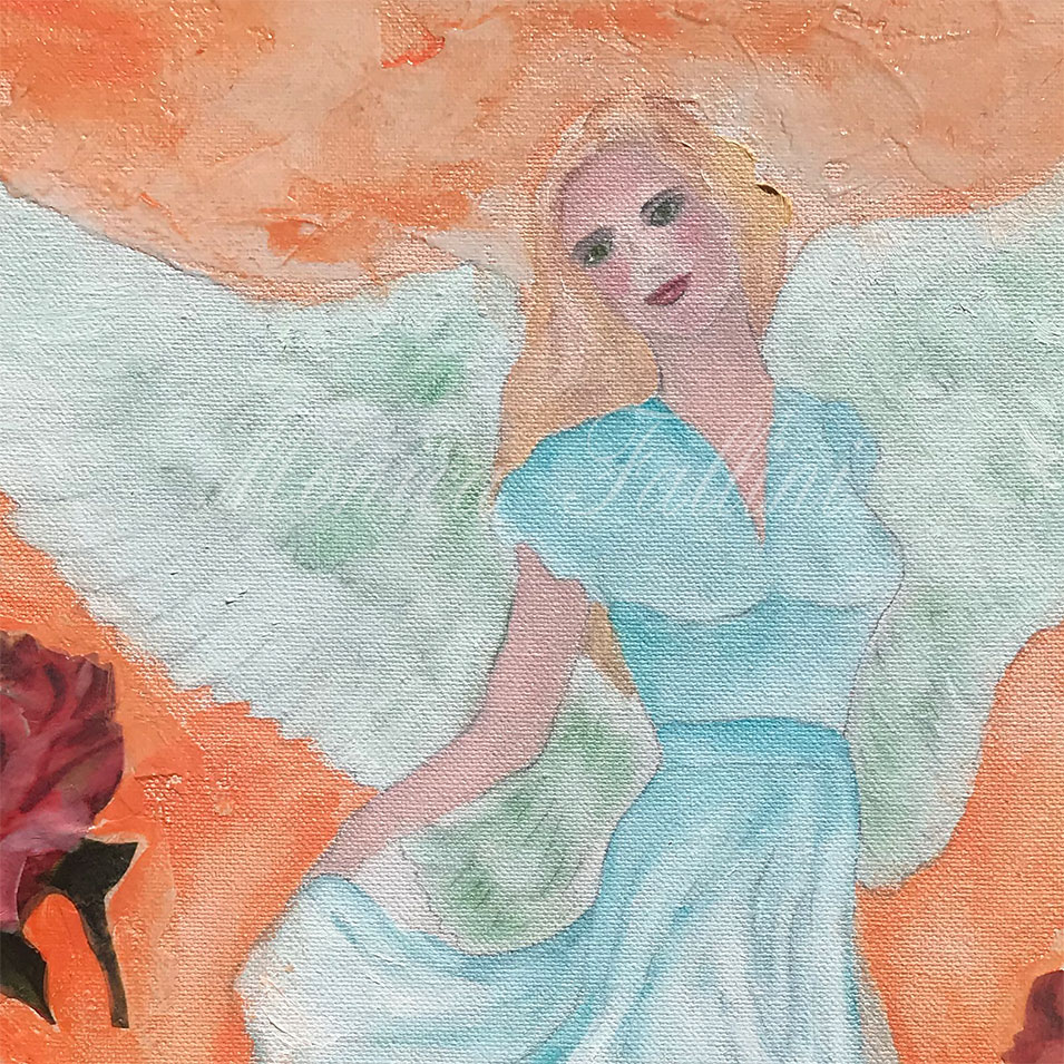 Painting titled 'In a dream' by Monica Fallini
