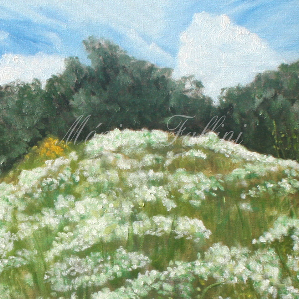 Painting titled 'Letting Beauty Happen' by Monica Fallini
