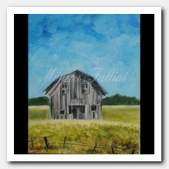 Old barn in the Texas countryside