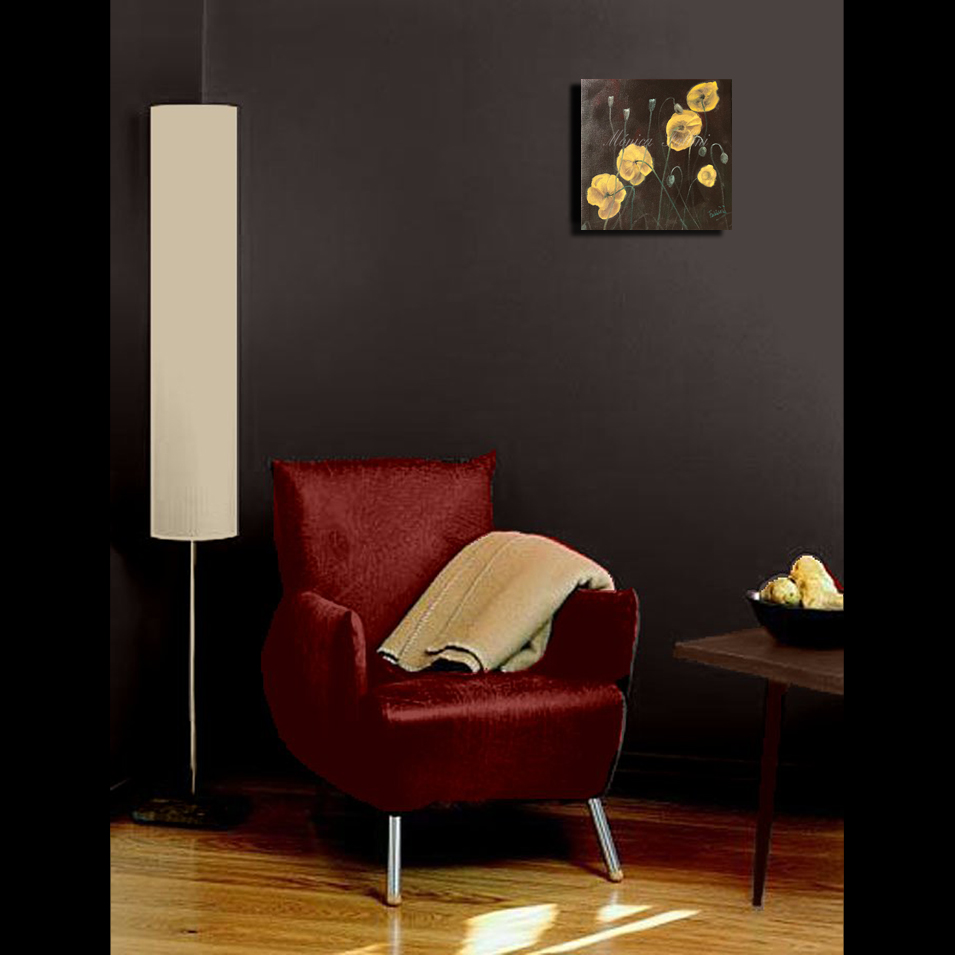 Painting titled 'Poppies' dream' by Monica Fallini
