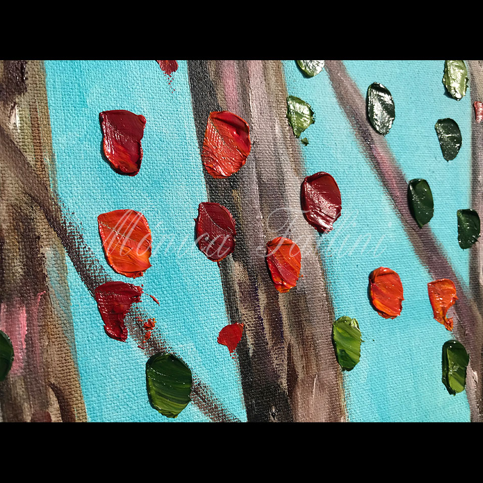 Painting titled 'A day in the country' by Monica Fallini