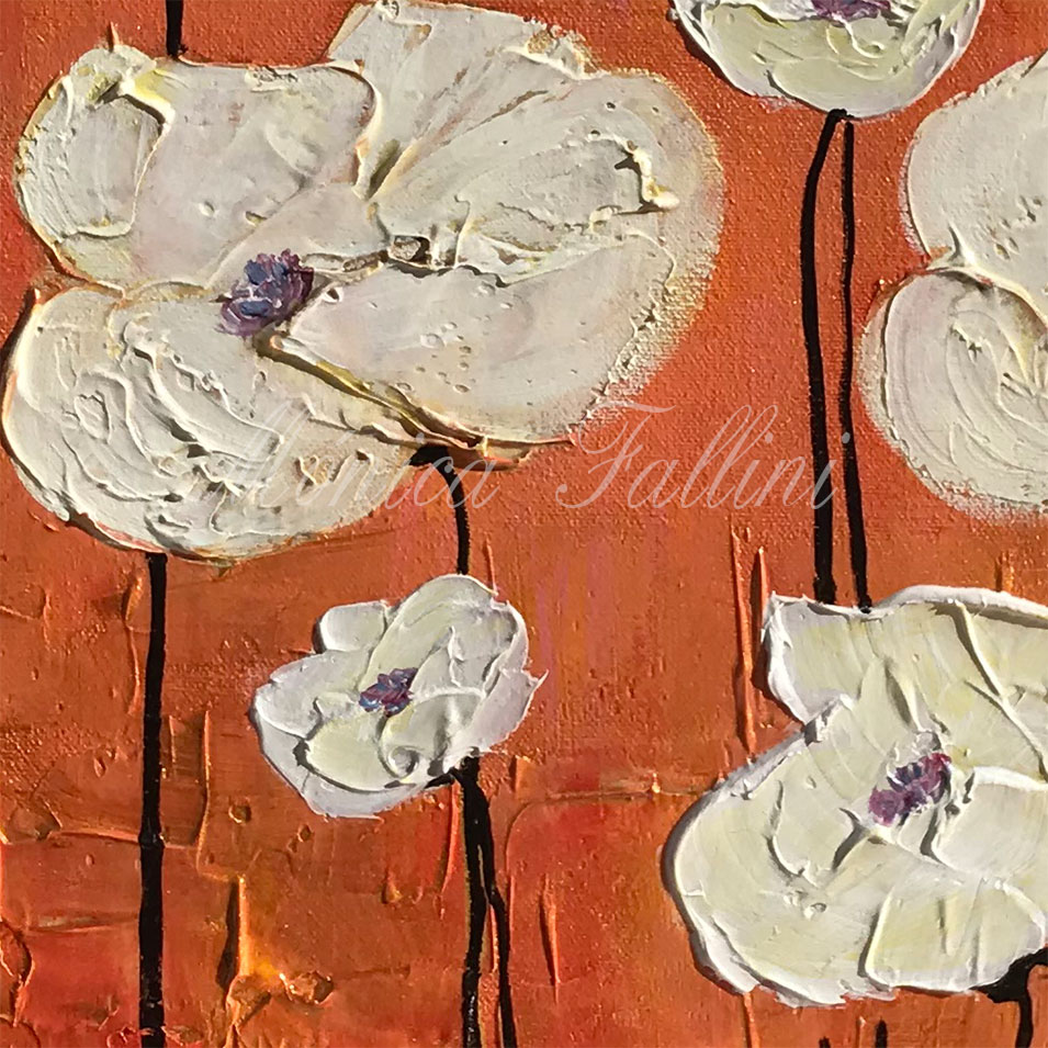 Painting titled 'Eight Pearls ' by Monica Fallini