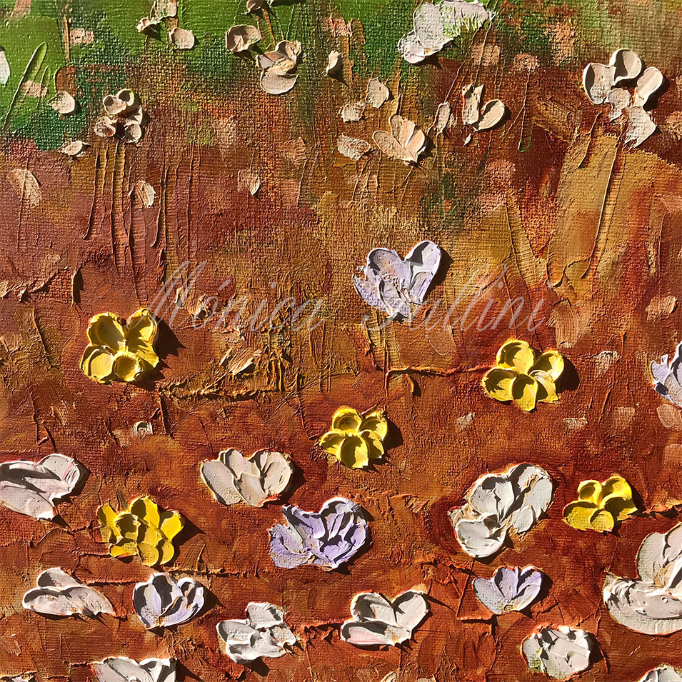 Painting titled 'Passion and humility' by Monica Fallini