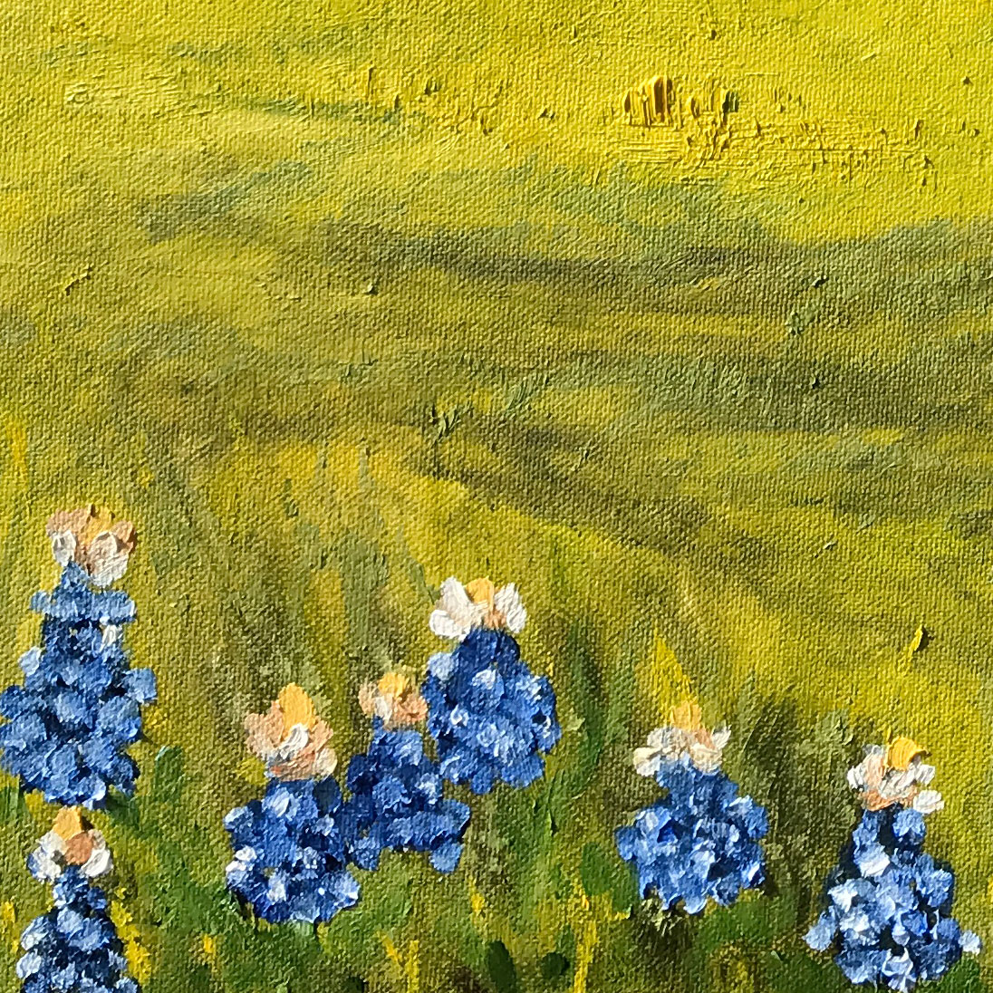 Painting titled 'Texas Longhorn' by Monica Fallini
