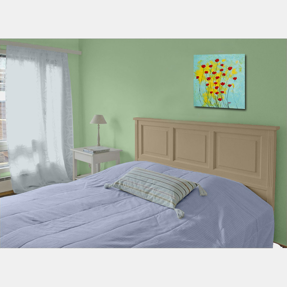 Painting titled 'After the rain' by Monica Fallini
