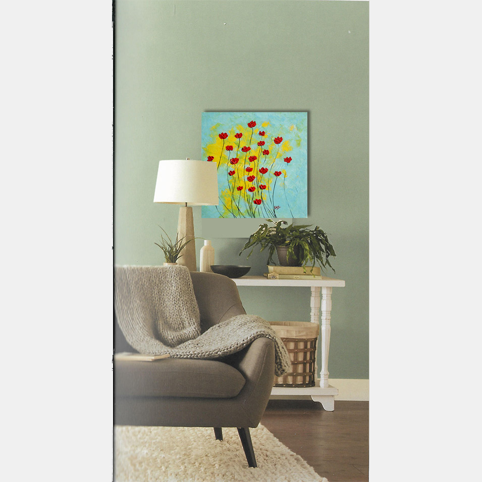 Painting titled 'After the rain' by Monica Fallini