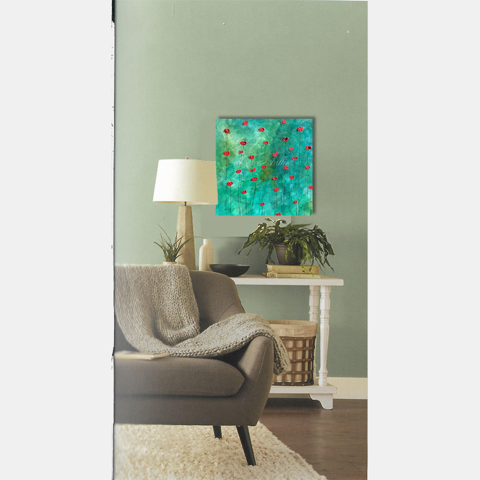Painting titled 'Sweet harmony' by Monica Fallini