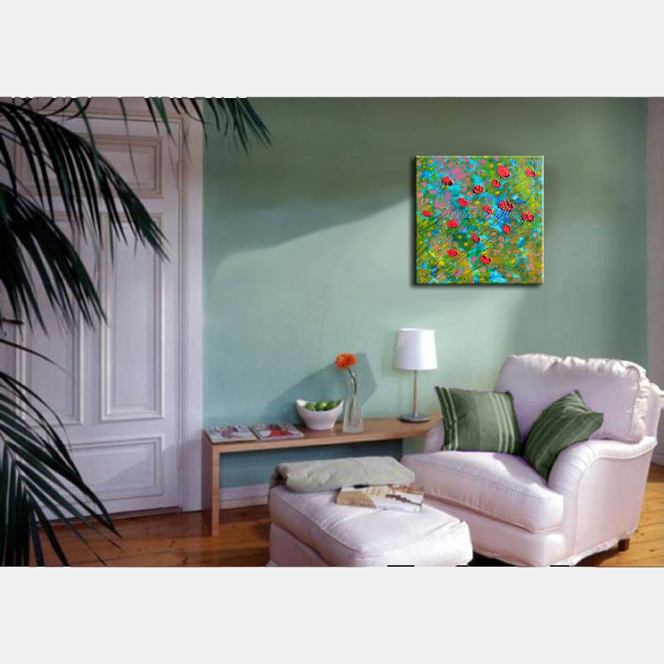 Painting titled 'Strong winds' by Monica Fallini