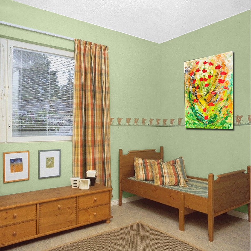 Painting titled 'In the breeze' by Monica Fallini