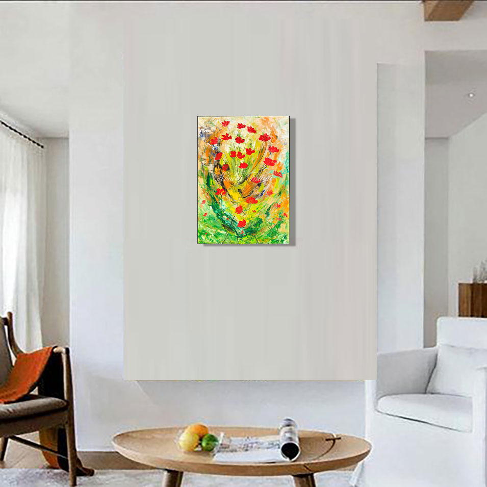 Painting titled 'In the breeze' by Monica Fallini