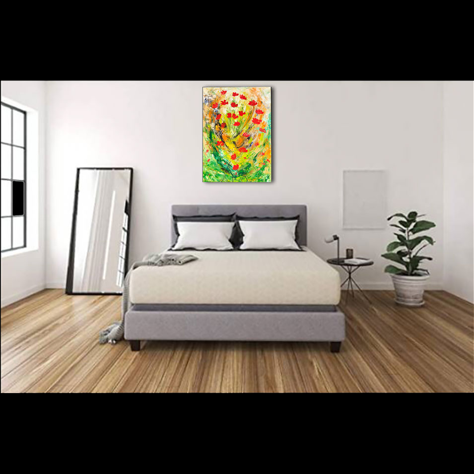 Painting titled 'In the breeze' by Monica Fallini